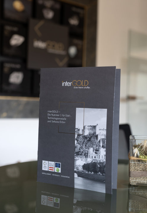 Folder von interGOLD Edelmetalle GmbH.